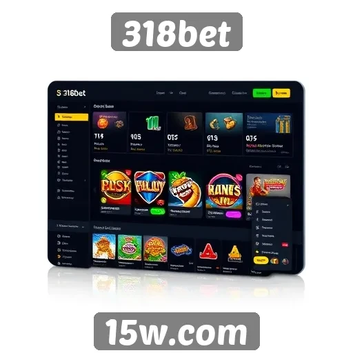 Interface do 318bet é amigável e intuitiva