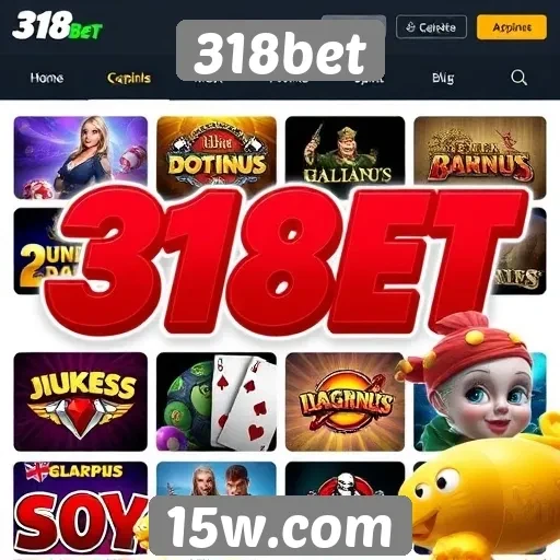 Variedade de jogos oferecidos na plataforma 318bet